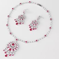 Show details for Need-Now Pink Cubic Zirconia 2 Piece Jewelry Set from Editor Picks Show details for Need-Now Pink Cubic Zirconia 2 Piece Jewelry Set from Editor Picks