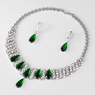 Show details for Luxury Green 2 Piece Jewelry Set with Beautiful Craftmanship Show details for Luxury Green 2 Piece Jewelry Set with Beautiful Craftmanship