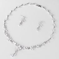 Show details for Platinum Plated White 2 Piece Jewelry Set with Fast Delivery Show details for Platinum Plated White 2 Piece Jewelry Set with Fast Delivery