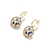 Picture of Fashion Cubic Zirconia Blue Dangle Earrings