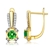 Picture of New Season Green Copper or Brass Stud Earrings with SGS/ISO Certification