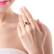 Picture of Staple Small Gold Plated Fashion Ring