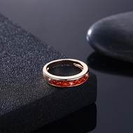 Picture of Brand New Red Small Fashion Ring with SGS/ISO Certification