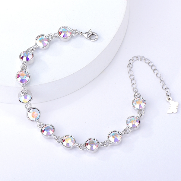 Picture of Great Swarovski Element Colorful Fashion Bracelet