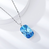 Show details for Charming Blue Small Pendant Necklace As a Gift Show details for Charming Blue Small Pendant Necklace As a Gift