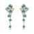 Picture of Unique Cubic Zirconia Green Dangle Earrings