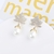 Picture of Featured White Cubic Zirconia Dangle Earrings with Full Guarantee