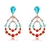 Picture of Irresistible Colorful Big Dangle Earrings As a Gift