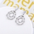 Picture of Unusual Big Cubic Zirconia Dangle Earrings