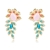 Picture of Funky Big Gold Plated Dangle Earrings