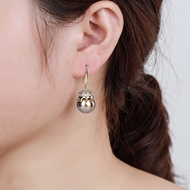 Picture of Trendy Gold Plated Luxury Dangle Earrings with No-Risk Refund