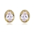 Picture of Sparkling Big Platinum Plated Dangle Earrings