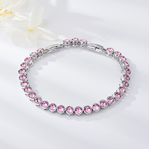 Picture of Bulk Platinum Plated Zinc Alloy Fashion Bracelet Exclusive Online