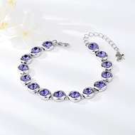 Show details for Recommended Purple Zinc Alloy Fashion Bracelet from Top Designer