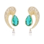 Show details for Impressive Blue Cubic Zirconia Dangle Earrings with Low MOQ
