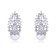 Picture of Luxury Cubic Zirconia Dangle Earrings with Worldwide Shipping