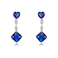 Picture of Luxury Blue Dangle Earrings with Fast Delivery