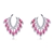 Picture of Fancy Big Platinum Plated Dangle Earrings