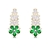 Picture of Low Price Gold Plated Green Dangle Earrings