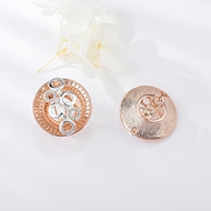 Picture of Purchase Gold Plated Medium Stud Earrings Exclusive Online