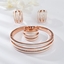 Show details for Bulk Rose Gold Plated Enamel 3 Piece Jewelry Set Exclusive Online