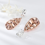 Picture of Attractive Multi-tone Plated Zinc Alloy Dangle Earrings