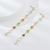 Picture of Cost Effective Colourful Platinum Plated Drop & Dangle