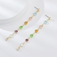 Show details for Cost Effective Colourful Platinum Plated Drop & Dangle