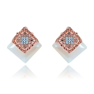 Picture of Noble Designed Rose Gold Plated Zinc-Alloy Stud