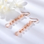 Show details for Sparkling Holiday Zinc Alloy Dangle Earrings