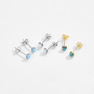 Picture of Staple Small Gold Plated Stud Earrings