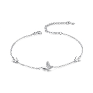 Picture of Attractive Platinum Plated Small Fashion Bracelet For Your Occasions