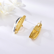 Picture of Brand New Multi-tone Plated Dubai Big Stud Earrings