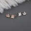 Show details for White Cubic Zirconia Stud Earrings for Her