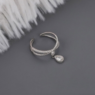 Picture of Irresistible White Gold Plated Adjustable Ring