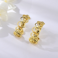 Picture of Dubai Big Big Stud Earrings with Beautiful Craftmanship