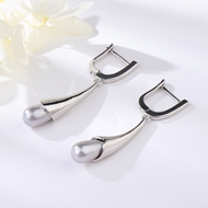 Picture of Funky Casual White Dangle Earrings