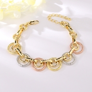 Picture of Designer Multi-tone Plated Dubai Fashion Bracelet with No-Risk Return