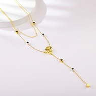 Show details for Beautiful Medium Zinc Alloy Long Chain Necklace