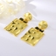 Show details for Distinctive Gold Plated Zinc Alloy Dangle Earrings As a Gift