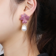 Picture of Low Cost Gold Plated Big Dangle Earrings with Full Guarantee