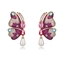 Show details for Funky Big Pink Dangle Earrings