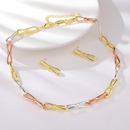 Show details for Zinc Alloy Multi-tone Plated 2 Piece Jewelry Set with Unbeatable Quality Show details for Zinc Alloy Multi-tone Plated 2 Piece Jewelry Set with Unbeatable Quality