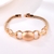 Picture of Brand New Rose Gold Plated Zinc Alloy Fashion Bracelet in Flattering Style