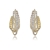 Picture of Funky Big Gold Plated Dangle Earrings