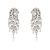 Picture of Popular Cubic Zirconia Platinum Plated Dangle Earrings