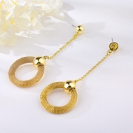 Picture of Top Big Zinc Alloy Dangle Earrings