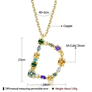 Picture of Eye-Catching Colorful Gold Plated Pendant Necklace with Member Discount