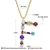 Picture of Brand New Colorful Gold Plated Pendant Necklace with Full Guarantee