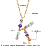 Picture of Staple Small Gold Plated Pendant Necklace